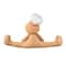 Glitzhome® 27.5" Christmas Fabric Gingerbread Man Doorstop